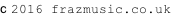 c 2016 frazmusic.co.uk